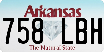 AR license plate 758LBH
