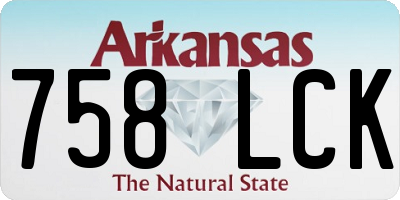 AR license plate 758LCK