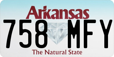 AR license plate 758MFY