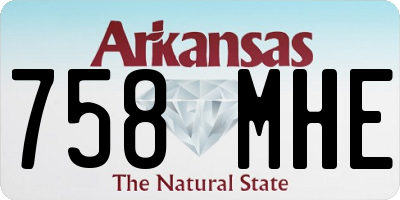 AR license plate 758MHE