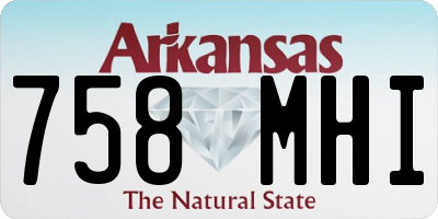 AR license plate 758MHI