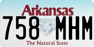 AR license plate 758MHM