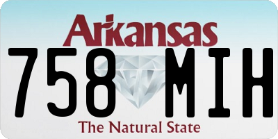 AR license plate 758MIH