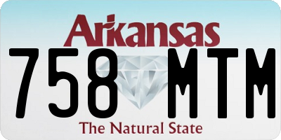 AR license plate 758MTM