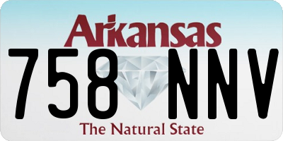 AR license plate 758NNV
