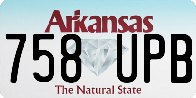 AR license plate 758UPB
