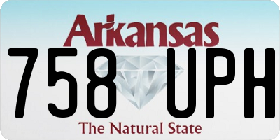 AR license plate 758UPH