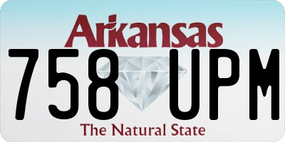 AR license plate 758UPM