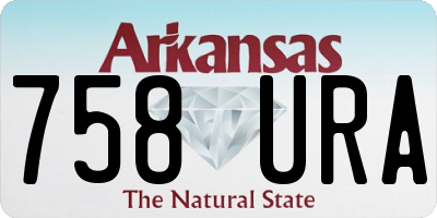 AR license plate 758URA