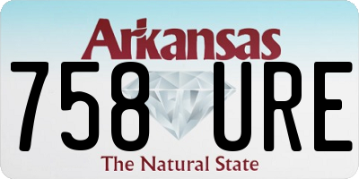 AR license plate 758URE