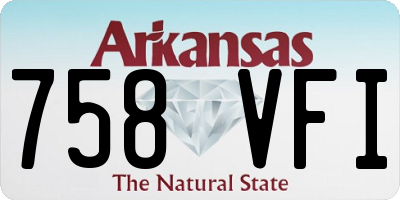 AR license plate 758VFI
