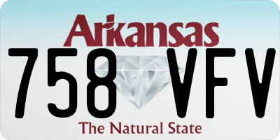 AR license plate 758VFV