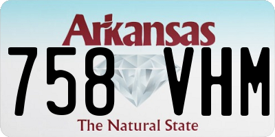 AR license plate 758VHM