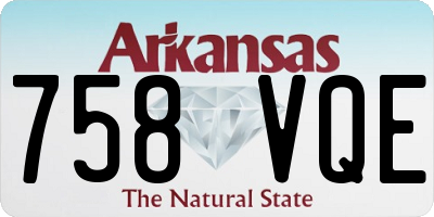 AR license plate 758VQE