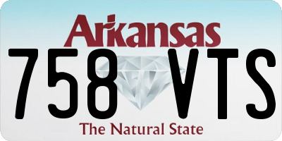 AR license plate 758VTS