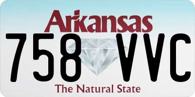 AR license plate 758VVC