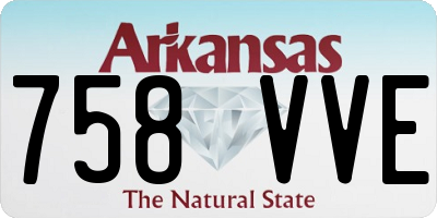 AR license plate 758VVE