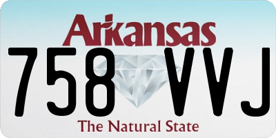 AR license plate 758VVJ