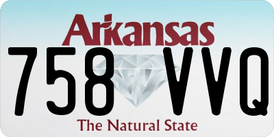 AR license plate 758VVQ