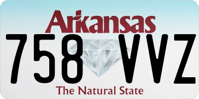 AR license plate 758VVZ