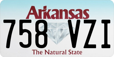AR license plate 758VZI