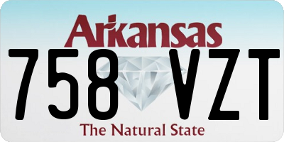 AR license plate 758VZT
