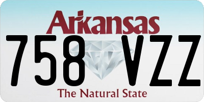 AR license plate 758VZZ