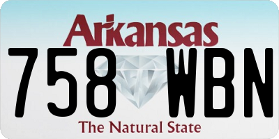 AR license plate 758WBN