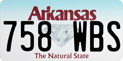 AR license plate 758WBS