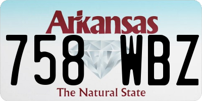 AR license plate 758WBZ