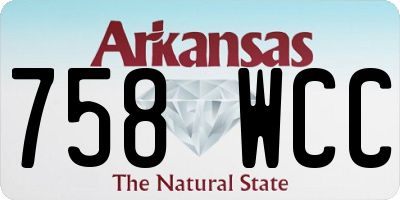 AR license plate 758WCC