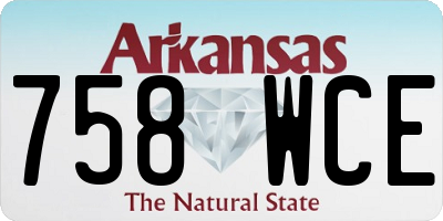 AR license plate 758WCE