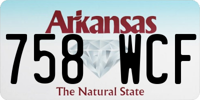 AR license plate 758WCF
