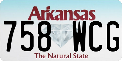 AR license plate 758WCG