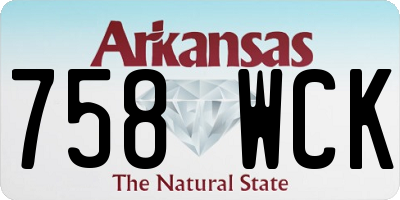 AR license plate 758WCK