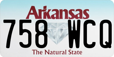 AR license plate 758WCQ