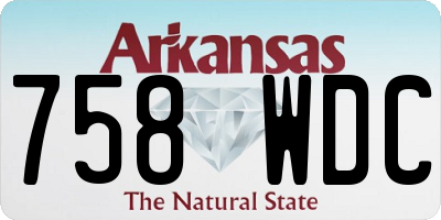 AR license plate 758WDC