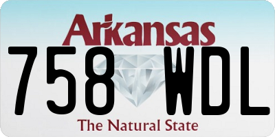 AR license plate 758WDL