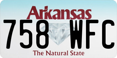 AR license plate 758WFC