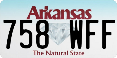 AR license plate 758WFF