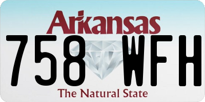AR license plate 758WFH