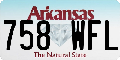 AR license plate 758WFL