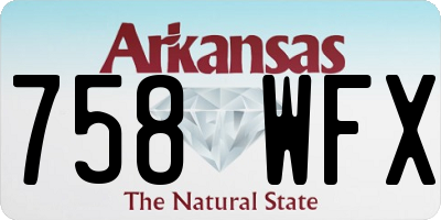 AR license plate 758WFX