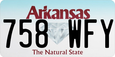 AR license plate 758WFY