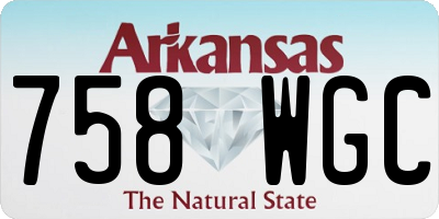AR license plate 758WGC