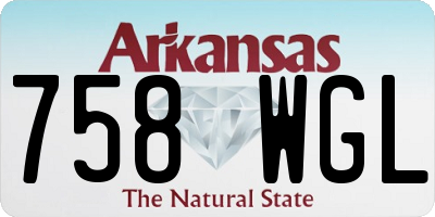 AR license plate 758WGL
