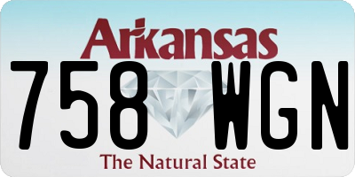 AR license plate 758WGN
