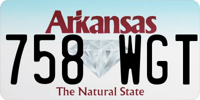 AR license plate 758WGT