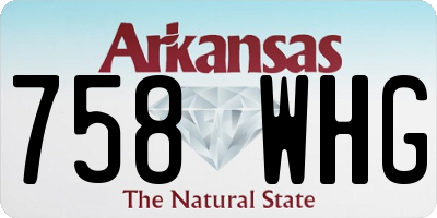 AR license plate 758WHG
