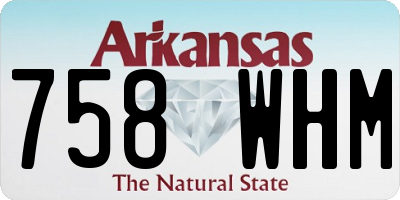 AR license plate 758WHM